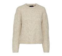 PIECES Jersey 'Nina1' beige moteado, Talla L