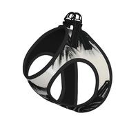 S Pet Leash Chaleco y arnés para perro, juego de correa con estampado de paisaje chino de tamaño pequeño con hebilla, compañero canino para viajes al aire libre