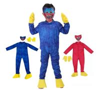 (S-Pink) Disfraz de cosplay de Poppy Playtime Huggy Wuggy para niños
