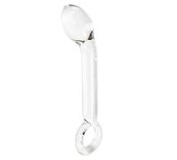 S Pleasures Crystal Dildos clásicos Crystal LIBRA es un dildo de vidrio transparente diseñado para la estimulación tanto anal como vaginal