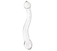 S Pleasures Crystal Dildos clásicos Crystal POLARIS es un dildo de vidrio transparente diseñado para la estimulación tanto anal como vaginal