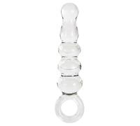 S Pleasures Crystal Dildos clásicos Crystal SOLARIS es un dildo de vidrio transparente diseñado para la estimulación tanto anal como vaginal