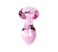 S Pleasures Crystal Plugs Crystal LUNA es un plug de vidrio diseñado para la estimulación anal