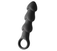 S Pleasures Premium Line Plugs Lovely es un plug anal con vibración y con una anilla que facilita el agarre y lo hace totalmente seguro a la penetración
