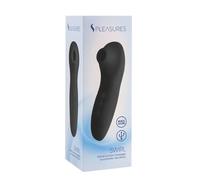 S Pleasures Succionadores de clítoris Swirl es un mini succionador diseñado para la estimulación intensa y profunda del clítoris a través de ondas de presión