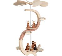 S-PYRAMIDE Con Ángeles Y Nacimiento Cristo Al.xan.xpr. = 30x27x27cm Nuevo