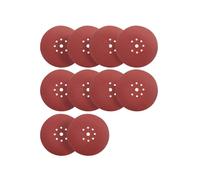 S&R 10 Discos de Lija en Papel Abrasivo Ø 225 mm/Grano 320 para Lijadora jirafa