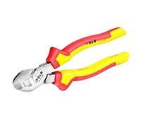 S&R Alicate Cortacables electricista aislada VDE hasta 1000 V - Cortador Alambre 20 cm acero 70C dureza 66 HRC