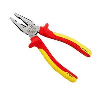 S&R Alicate Electricista Universal 180mm.Alicate aislado 1000v VDE - Herremienta Electricista Pelacable