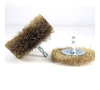 S&R Cepillo de Taladro Metalico. Juego 2 Cepillos Alambre Radial para