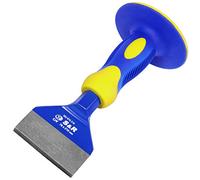 S&R Cincel Albañil Pala 76 x 216 mm con Protector Mano. Cortafrio Ladrillos Azulejos Baldosas Piedra Hórmigón HRC 52-58