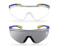 S&R Gafas protección Laboral Anti-rayas y anti-UV - Gafas de seguridad para Trabajo - Lentes de policarbonato transparente - 2 piezas