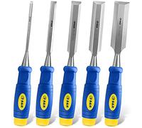 S&R Juego Formones para Madera - 5 Cinceles Madera: 6mm / 12mm / 20mm / 25mm / 32mm