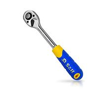 S&R Llave de carraca de 1/2 pulgadas con 45 dientes y trinquete/acero cromo vanadio de Calidad Profesional