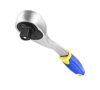 S&R Llave de carraca Trinquete 1/2" reversible 45 dientes. Acero al cromo vanadio (1/2-25 cm Curvado Pro)