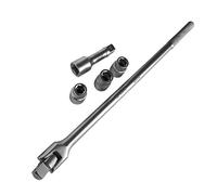 S&R Mango Articulado - Llave de Vaso de torsión 3/4 "600 mm. Con 3 Insertos 17", 19", 21" mm