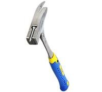 S&R Martillo de Carpintero profesional Martillo Encofrador 975 Gr. Magnético, Acero Forjado C50. Mango de fibra de vidrio antichoque