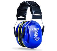 S&R Protector Auditivo Trabajo Casco anti Ruido para Adulto Orejeras Profesionales Defender II
