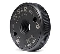 S&R Tuerca Amoladora Sujeción Rápida M14 Amoladora 125 y 115 de todas marcas. Tuerca de Liberacióm M 14 sin llaves