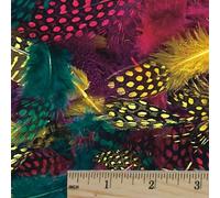 S&S Worldwide Color Splash Surtido de plumas manchadas, 3 pulgadas de longitud, paquete de 200
