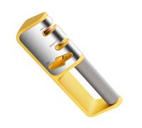 s Sacapuntas de tijeras, máquina sacapuntas de tijera con ranura en V, herramientas de sacapuntas antideslizantes, para acampar senderismo jardín césped banco de picnic