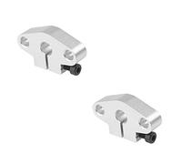 S SIENOC 3D Impresora Soporte de eje de 8 mm para Soporte de eje lineal Horizontal Aleación de Aluminio (2, Soporte Horizontal)