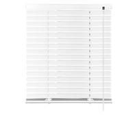 S SIENOC Persiana, persiana de Aluminio,persianas venecianas de Aluminio, persianas venecianas, estores para Ventana (Blanco, 80x130 cm)