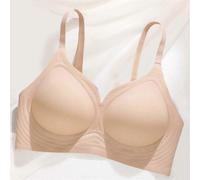 (S, Skin Color) Breathable Invisible Bras Fashion Lingerie for Ladies The New Plus Size Bras Lingerie Sexy Woman Push Up Bra for Women Underwear