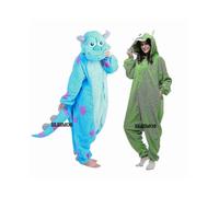 (S,Sully)Xxl Monster Onesie Voor Volwassen Vrouwen Mannen Animal Kigurumi Pyjama Cartoon Pyjama Homewear Halloween Cosplay Party Kostuum