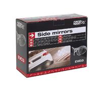 S SUMEX 6010010 Espejos "Evo 3" Color Negro Eléctrico "3 Cables"