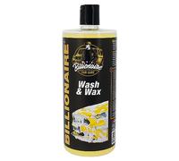 S SUMEX Billionaire Wash & Wax Champú con Cera para Coche Altamente Concentrado con PH Neutro y Carnauba Limpia en Profundidad Abrillanta y Protege la Pintura Aroma a Banana 1L