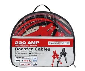S SUMEX Cables Arranque Coche 200A 3m Pinzas Batería 16 mm Cables Emergencia para Batería Coche Bolsa Transporte GS TÜV