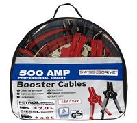 S SUMEX Cables Arranque Coche 350A 3,5m Pinzas Batería 25 mm Cables Emergencia para Batería Coche Bolsa Transporte GS TÜV