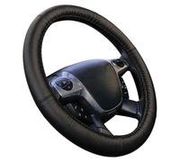 S SUMEX Car Plus 2505047 Funda de Volante de Piel, Color Negro, Tamaño S