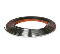 S SUMEX Cinta Cromada Race Sport Medida 8 m X 7 mm Embellecedor Cromado Estilo Deportivo y Personalización Fácil Uso Versátil en Interior y Exterior