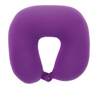 S SUMEX Cojín de Viaje Almohada de Cuello para Niños y Adultos Cojín Forma de U Tacto Ultrasuave Lavable Soporte para Dormir Ideal para Viajar Color Lila
