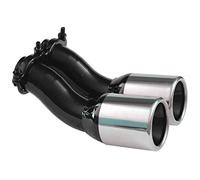 S SUMEX Cola de Escape Doble Salida para Grupo VAG TDI - Embellecedor Escape Acero Inoxidable, Diámetro 48,4 mm, Diseño Deportivo