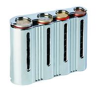 S SUMEX Eurobox Portamonedas Euro Profesional Heavy Duty Metal Estuche Portamonedas Euro