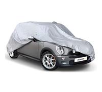 S SUMEX Funda Cubrecoche Talla S 400x160x120 cm - Protección Exterior contra Lluvia, Sol, Polvo y Nieve, Impermeable con Sistema de Ventilación
