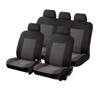 S SUMEX FUNDBAS Texas Funda de Asiento Universal, Color Gris y Negro (Juego de 11)