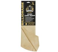 S SUMEX Gamuza de Piel Natural Billionaire Genuine Leather Chamois 40 x 55 cm Paño Súper Absorbente Secado Rápido Limpieza sin Pelusas ni Rayones