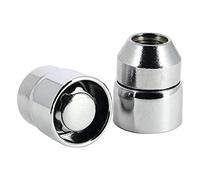 S SUMEX Juego de 4 Tuercas de 12x1.50 Antirrobo Premium de 14x1.50 L28 Acerados con Cabeza Rotativa Anti Mordazas con 2 Llave de Tulipa con 7 Puntas Redondas