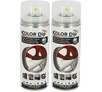 S SUMEX Kolor Dip Spain KD11002 Pintura en Spray con Vinilo Líquido Extraible, Blanco Mate (Paquete de 2)