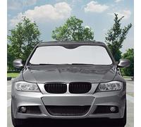 S SUMEX Parasol de Coche Ecologico para Cristal Delantero Talla XL 140 x 80 cm con Material Reciclabe con un Aislamiento Color Blanco