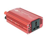 S SUMEX PIN300W Convertidor Inversor Coche 300W / 600W, Corriente DC 12V 230V con 2 Puertos USB 5V 2.4 A. Onda Pura, AC para Portatil, Movil, TV, Tablet, Toma Mechero