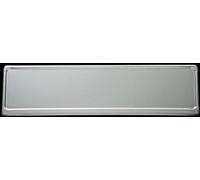 S SUMEX Placa Base Matrícula Inoxidable Tamaño Europeo Terminación Pulida y Elegante Protección y Soporte Firme para la Matrícula
