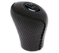 S SUMEX Pomo Cambio de Marchas Costura Negra con Gatillo Forma Ergonómica Incluye Diferentes Esquemas de Velocidades para Personalizar