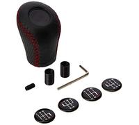S SUMEX Pomo Cambio de Marchas Costura Roja con Gatillo Forma Ergonómica Incluye Diferentes Esquemas de Velocidades para Personalizar