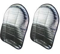 S SUMEX Protector Solar para Volante de Coche de diámetros de 37 a 39 cm. Práctica Funda Parasol Anti Calentamiento. (Paquete de 2)