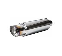 S SUMEX Terminal De Escape Inox 464 mm 58 mm de Diámetro Interno Cola de Escape con Silenciador Integrado